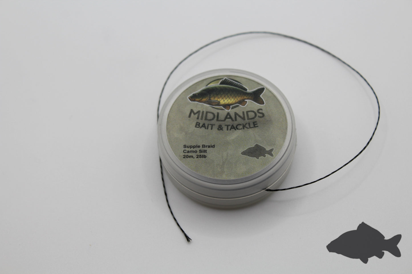 Braided supple hooklink 25lb