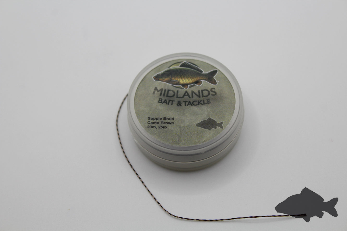 Braided supple hooklink 25lb