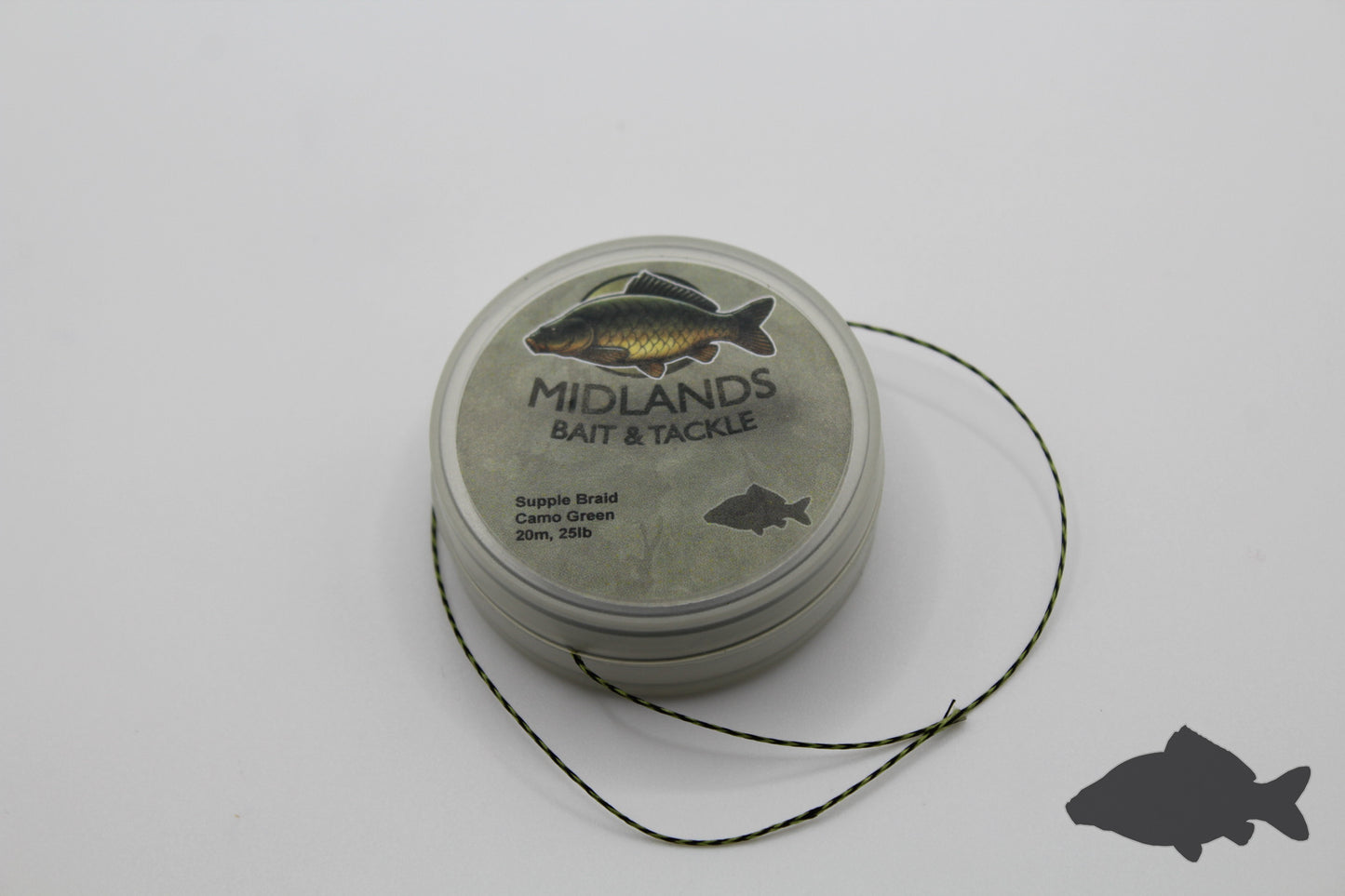Braided supple hooklink 25lb