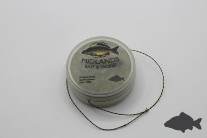 Braided supple hooklink 25lb